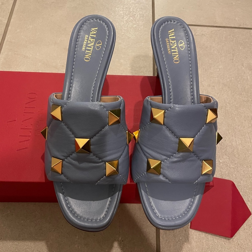 Valentino Roman Stud Mules